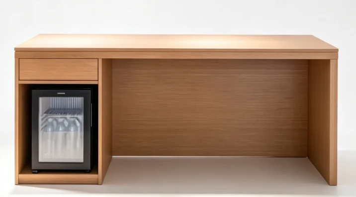 Integrated minibar console