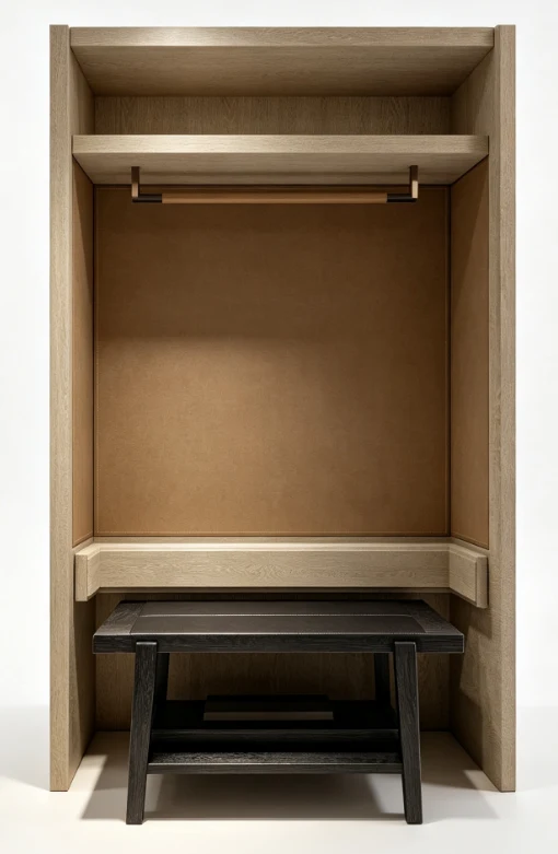 Wardrobe with drawers