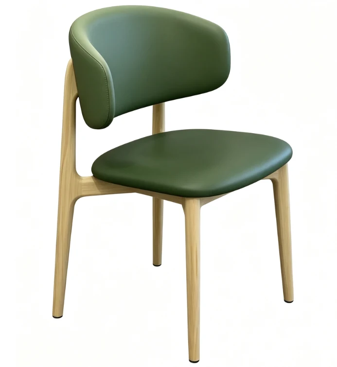 Green accent chair