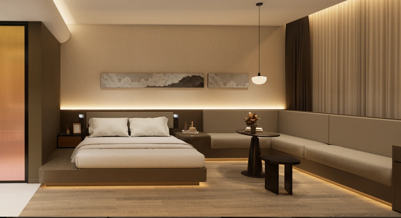 Contemporary guestroom concept from BEIMUZHAI catalogue